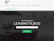Tablet Screenshot of nellemannleasing.dk